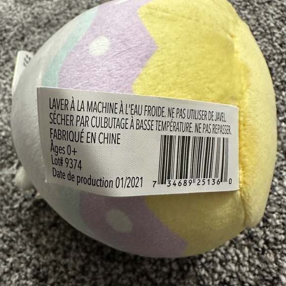 Lamb 5” Squishmallow with tags attached “Leah” - Picture 4 of 5